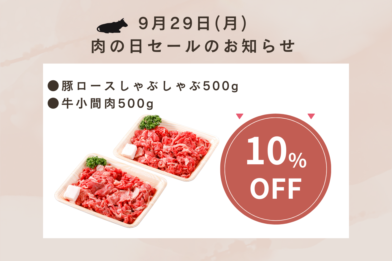 肉の日のお知らせ
