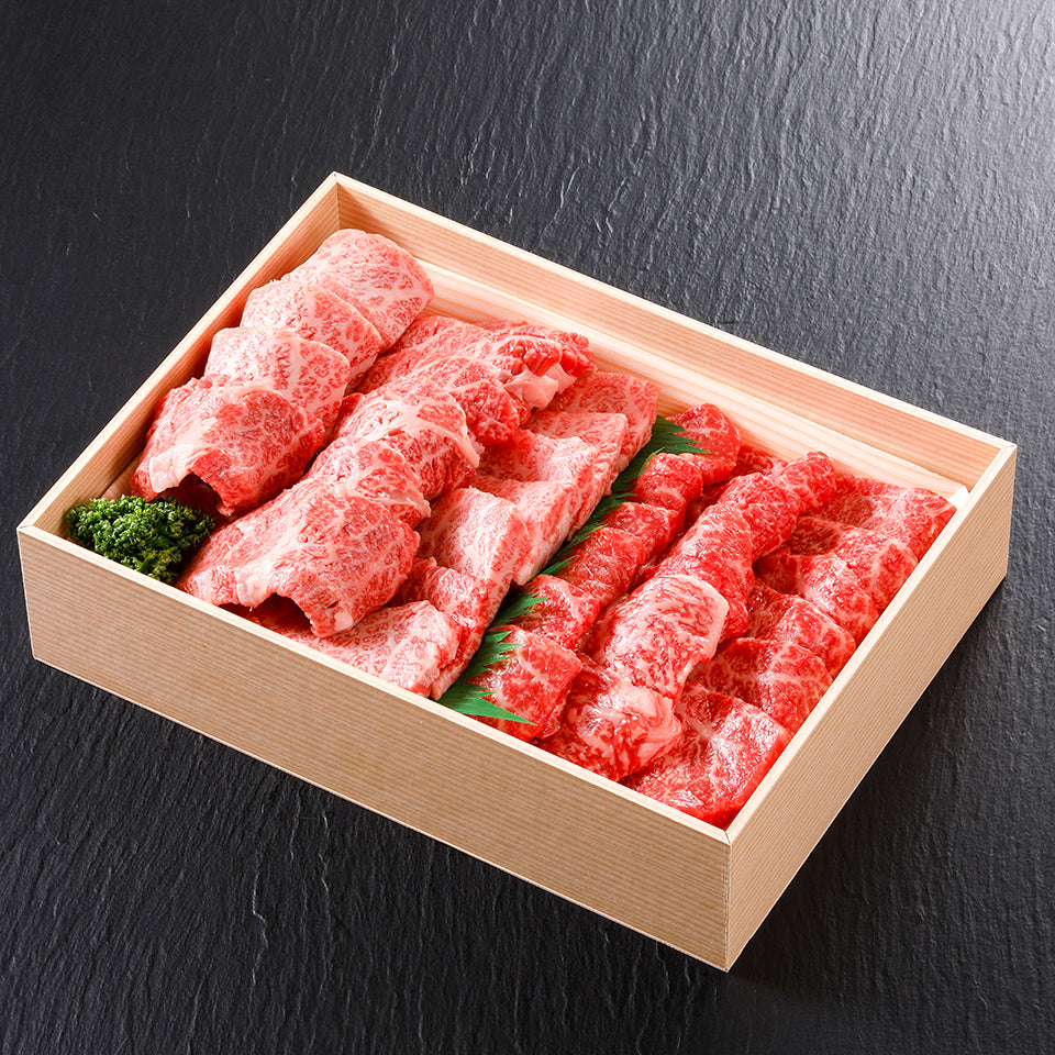 【2025年お中元・夏ギフト特価】但馬牛焼肉赤身・霜降りセット500g