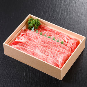 【2025年お中元・夏ギフト特価】黒毛和牛薄切り赤身・霜降りセット500g